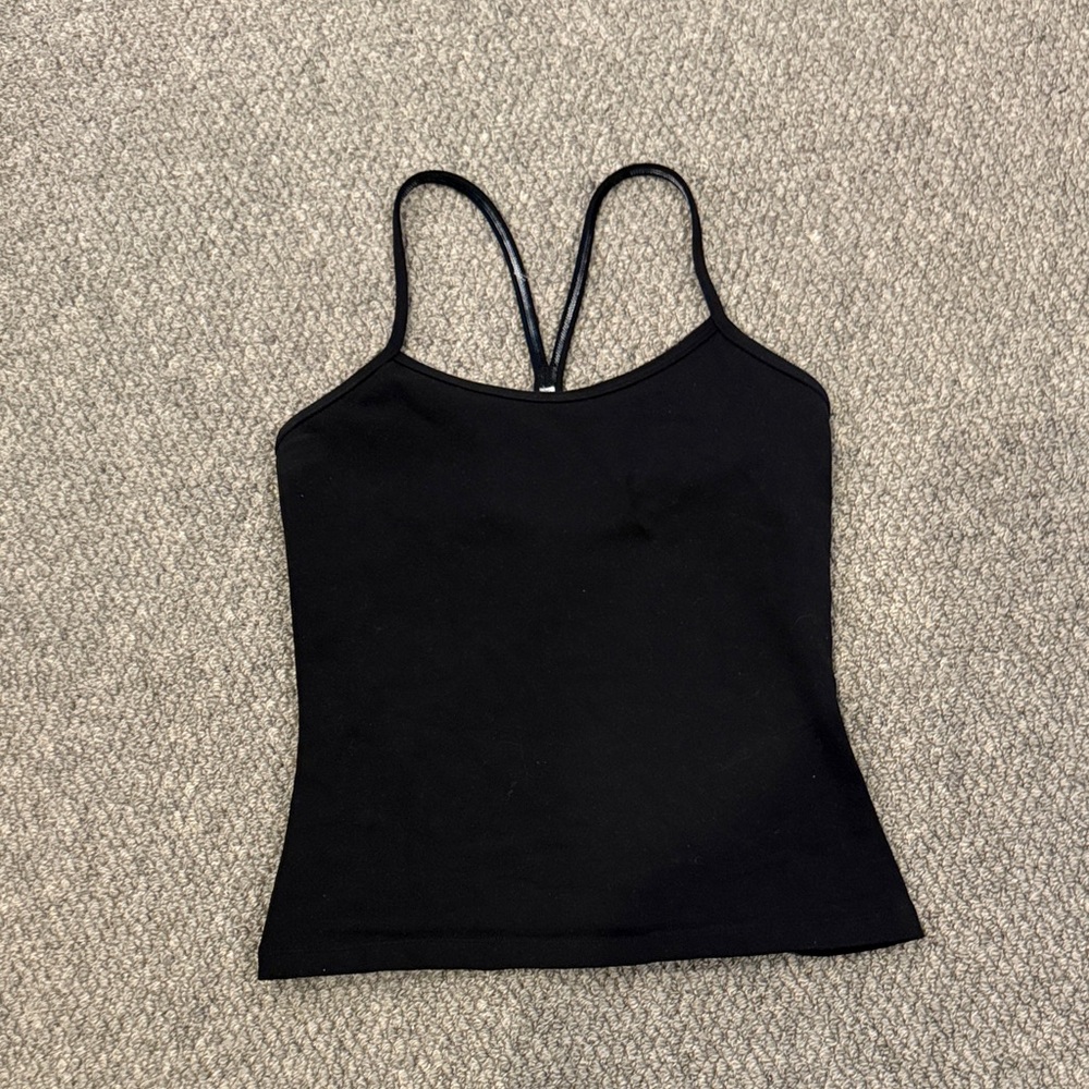 lululemon athletica Black Strappy Tank Top